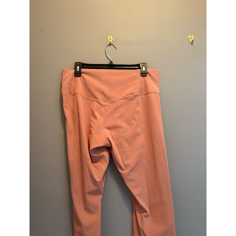 Avia Women's XL High-Rise Leggings Light Mauve Rose Yoga Running - Picture 4 of 7